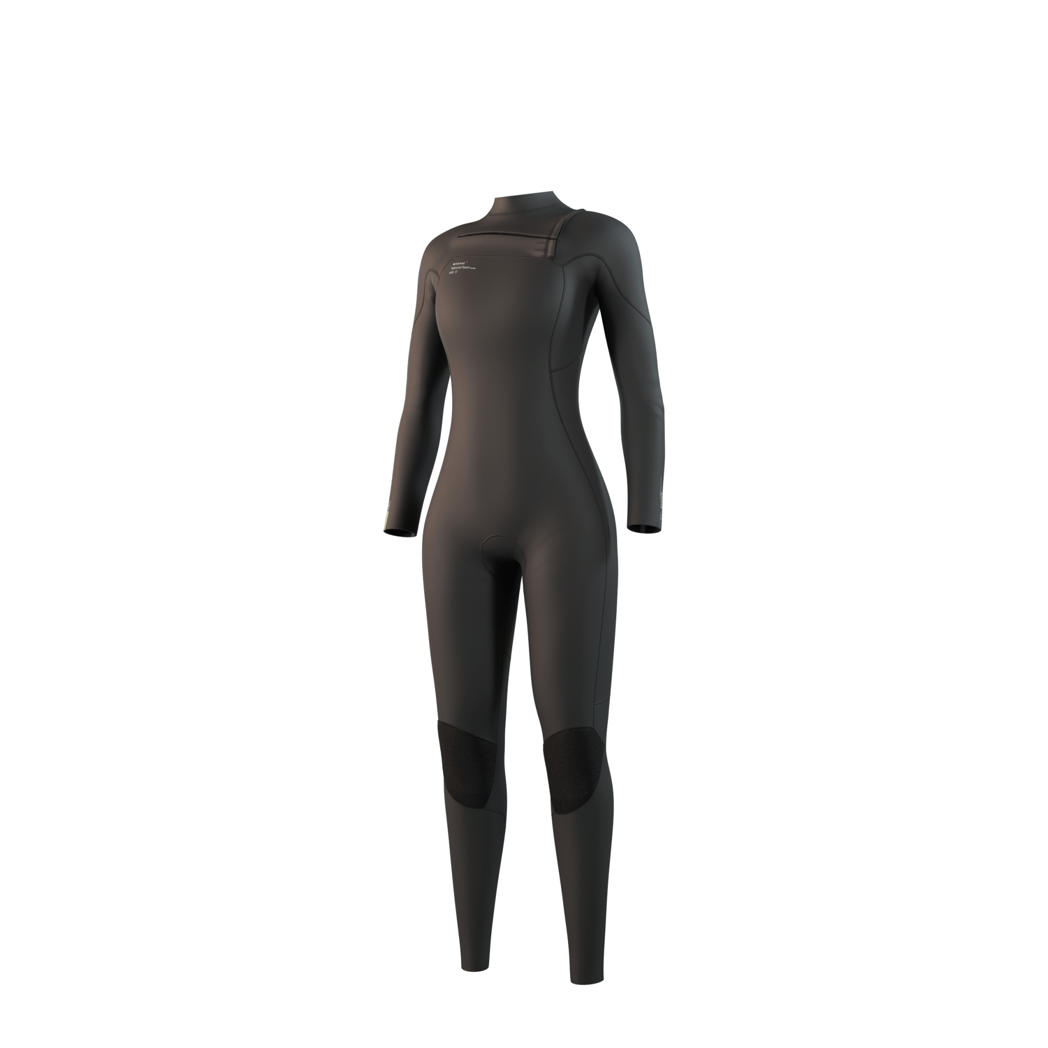 Mystic - Evolve Fullsuit 3/2mm FrontZip Women - NATURAL FOAM - Black - 2026 - The Kitesurf Centre
