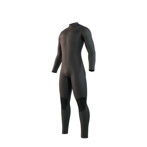 Mystic - Evolve Fullsuit 4/3mm FrontZip Men - NATURAL FOAM - Black - 2026 - The Kitesurf Centre
