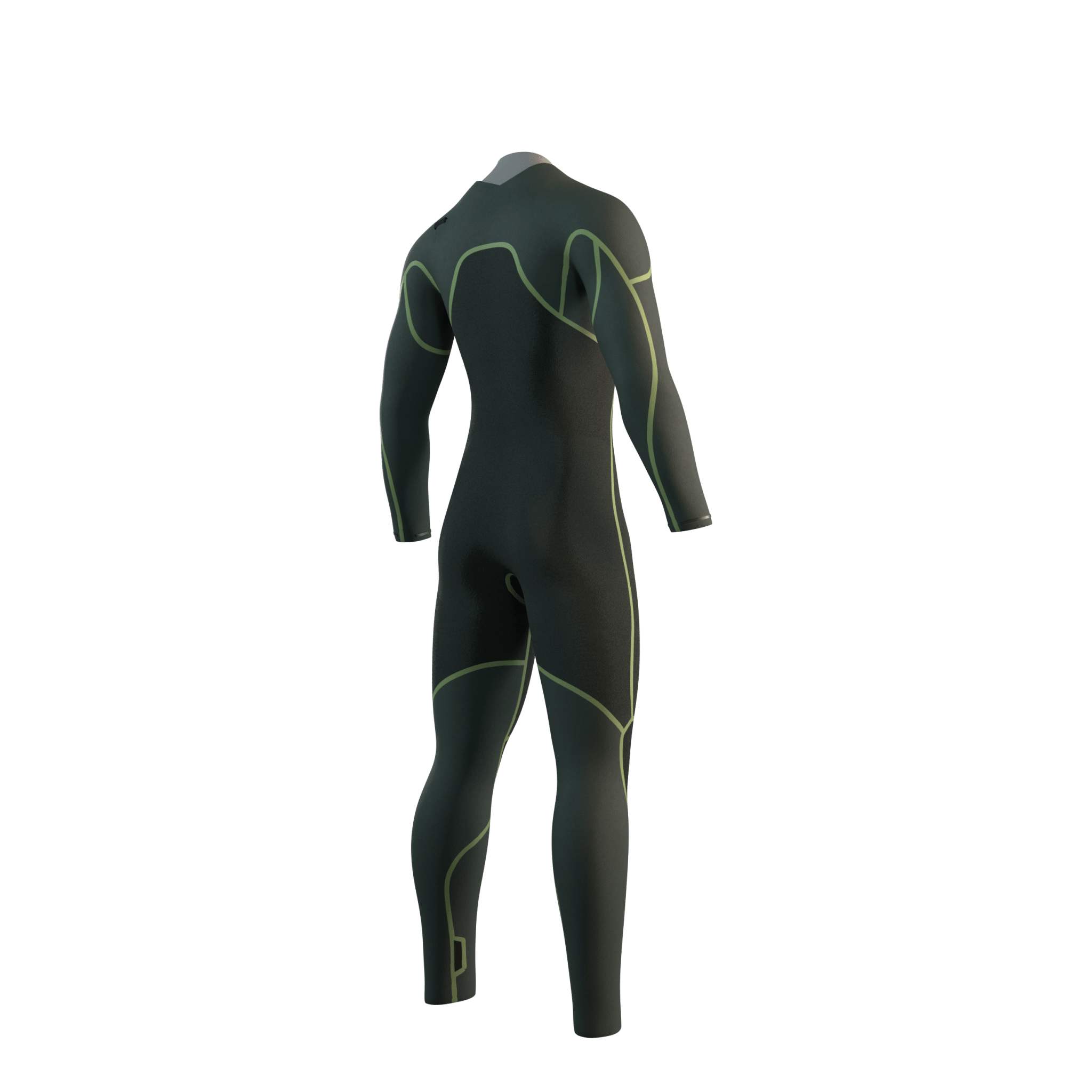 Mystic - Evolve Fullsuit 4/3mm FrontZip Men - NATURAL FOAM - Black - 2026 - The Kitesurf Centre