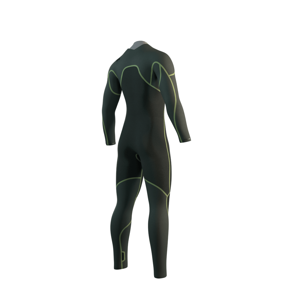 Mystic - Evolve Fullsuit 4/3mm FrontZip Men - NATURAL FOAM - Black - 2026 - The Kitesurf Centre