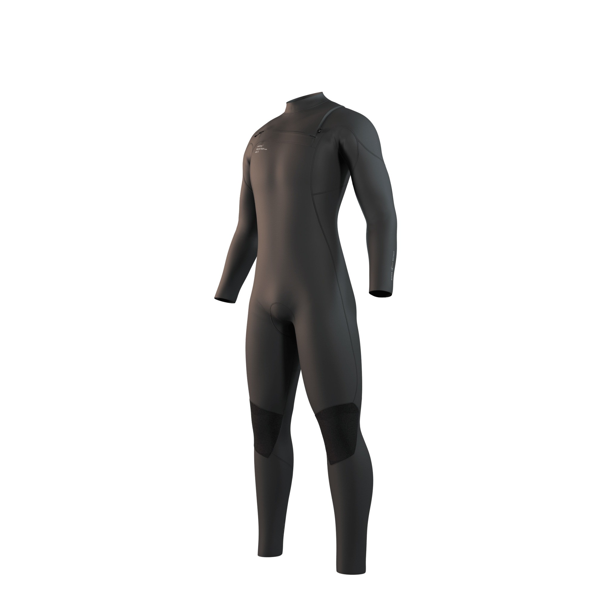 Mystic - Evolve Fullsuit 4/3mm FrontZip Men - NATURAL FOAM - Black - 2026 - The Kitesurf Centre
