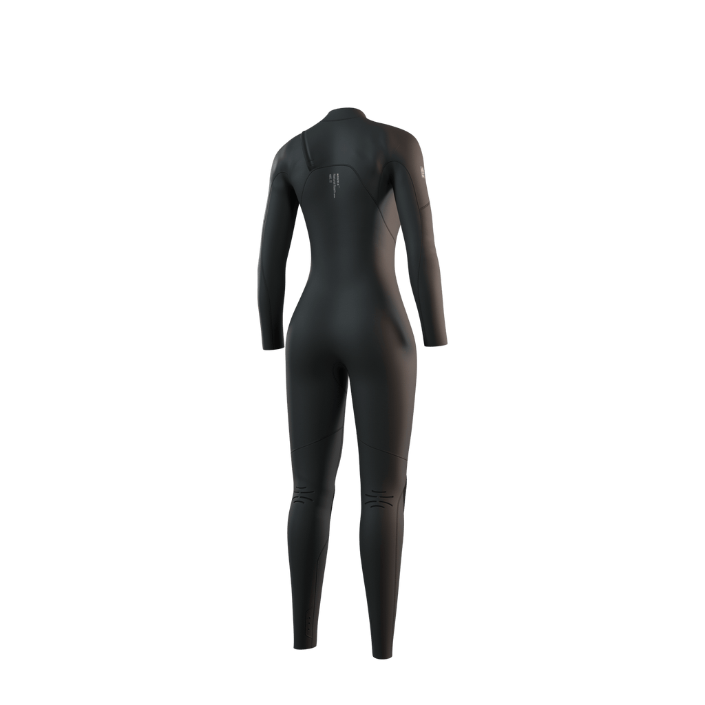 Mystic - Evolve Fullsuit 4/3mm FrontZip Women - NATURAL FOAM - Black - 2026 - The Kitesurf Centre