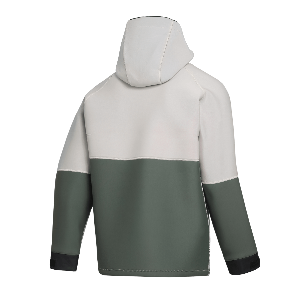 Mystic - Fury Neoprene Hoodie 3/2mm - Green - 2026 - The Kitesurf Centre