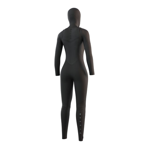 Mystic - Gem Hooded Fullsuit 6/4/3mm Front Zip - Black - 2026 - The Kitesurf Centre