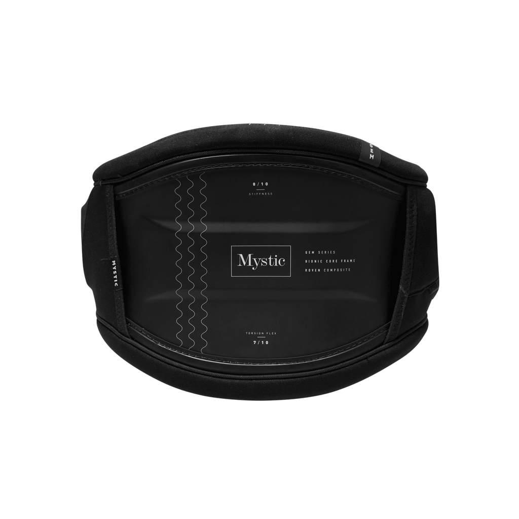 Mystic - Gem Waist Harness Women - Black - 2026 - The Kitesurf Centre