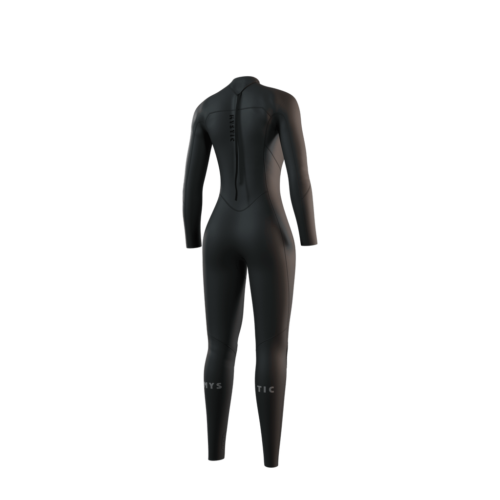 Mystic - Haven Fullsuit 4/3mm BackZip Women - Black - 2026 - The Kitesurf Centre