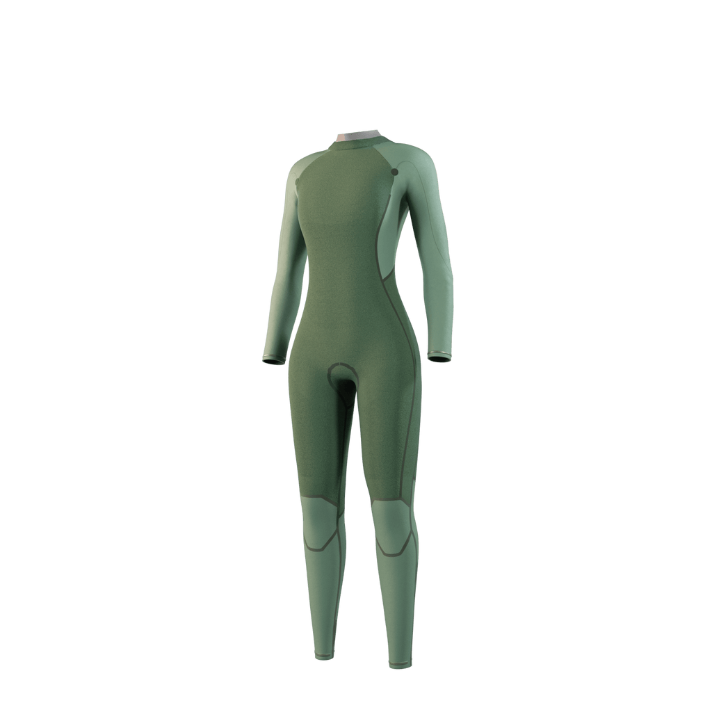 Mystic - Haven Fullsuit 4/3mm BackZip Women - Black - 2026 - The Kitesurf Centre