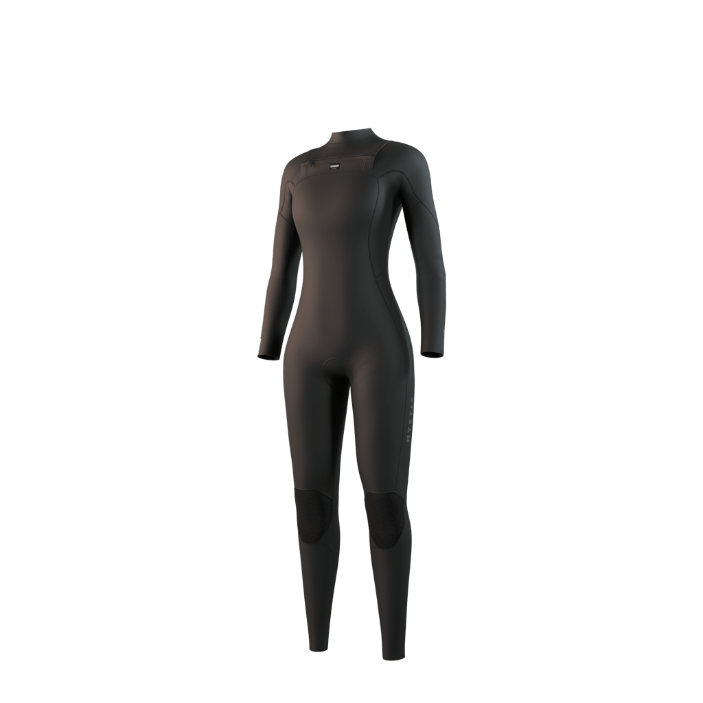 Mystic - Haven Fullsuit 4/3mm Double FrontZip Women - Black - 2026 - The Kitesurf Centre