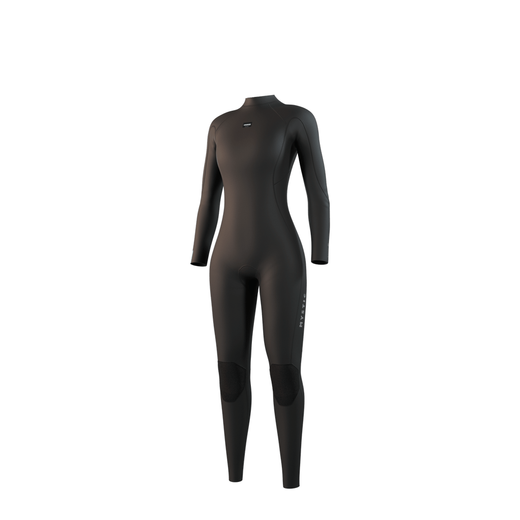 Mystic - Haven Fullsuit 5/3mm BackZip Women - Black - 2026 - The Kitesurf Centre