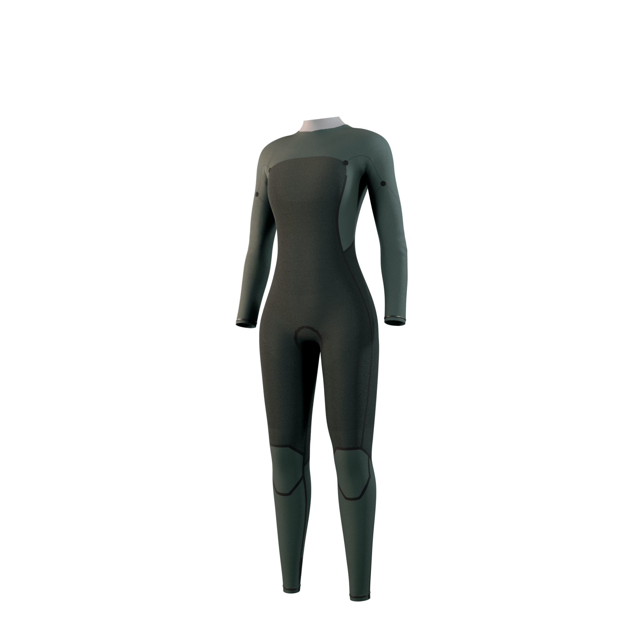 Mystic - Haven Fullsuit 5/3mm Double Fzip Women - Teal - 2026 - The Kitesurf Centre