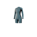 Mystic - Haven Longarm Shorty 3/2mm Double Fzip Women - Teal - 2026 - The Kitesurf Centre