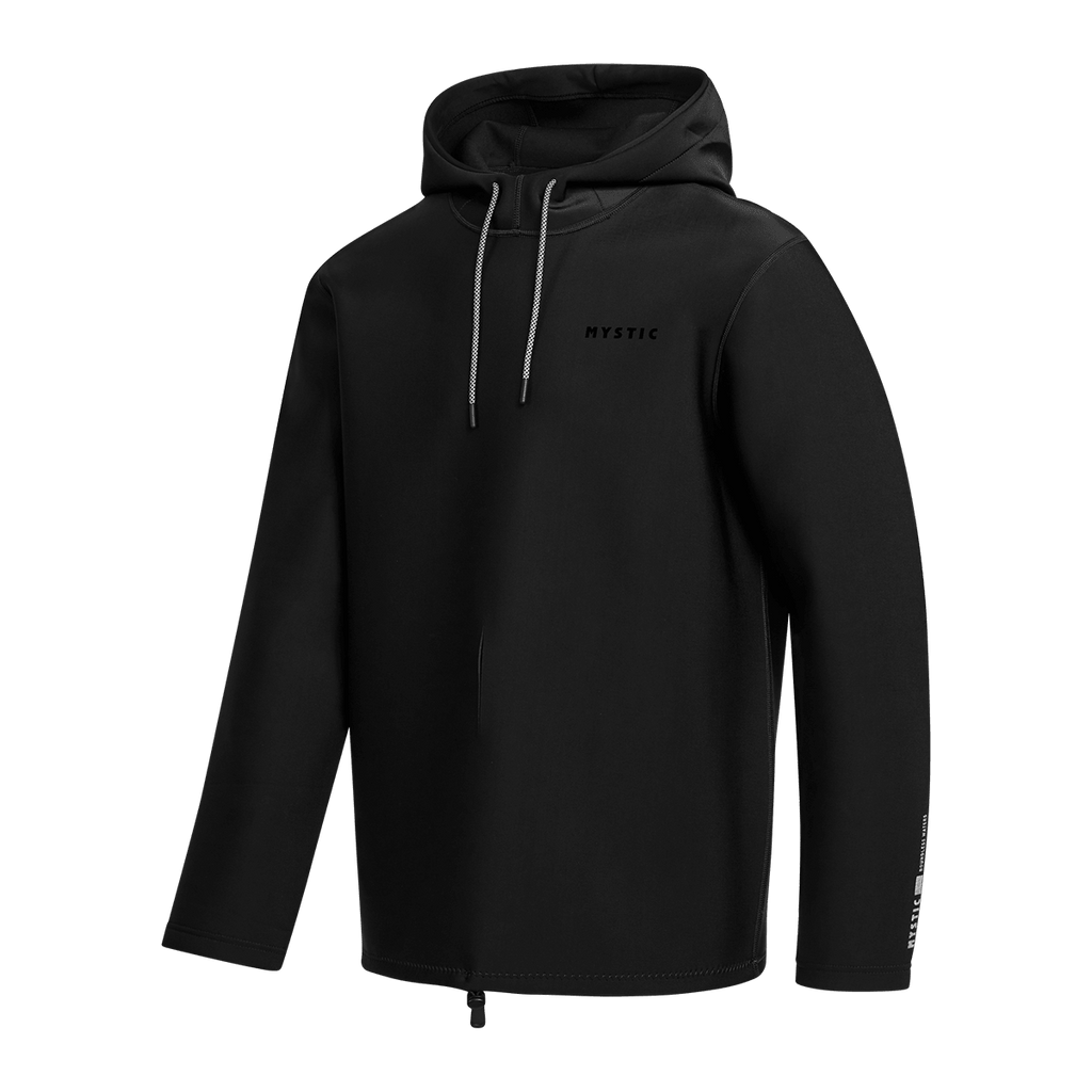 Mystic - Haze Neoprene Hoodie 2mm - Black - 2026 - The Kitesurf Centre