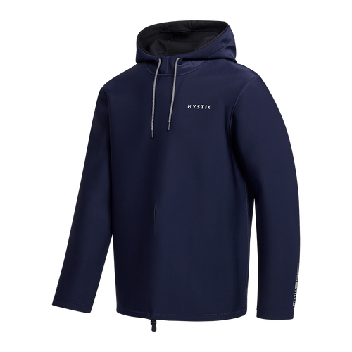 Mystic - Haze Neoprene Hoodie 2mm - Navy - 2026 - The Kitesurf Centre