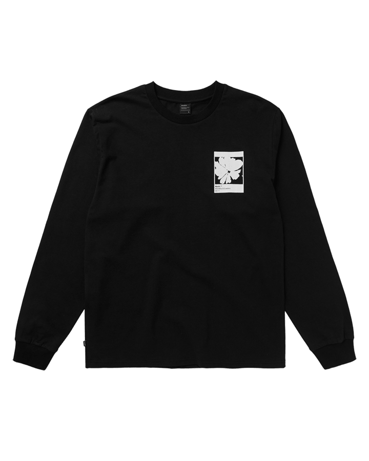 Mystic - Heartsease L/S Tee - Black - 2026 - The Kitesurf Centre