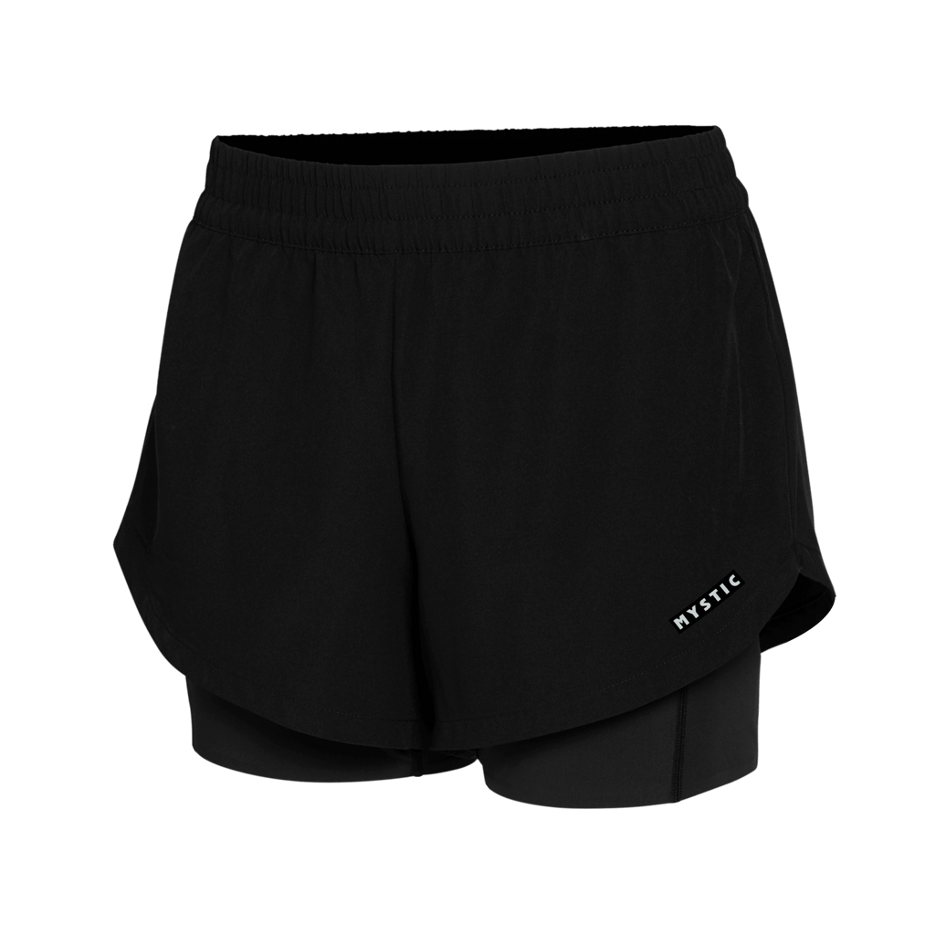 Mystic - Ida Lined Sport Shorts Women - Black - 2026 - The Kitesurf Centre