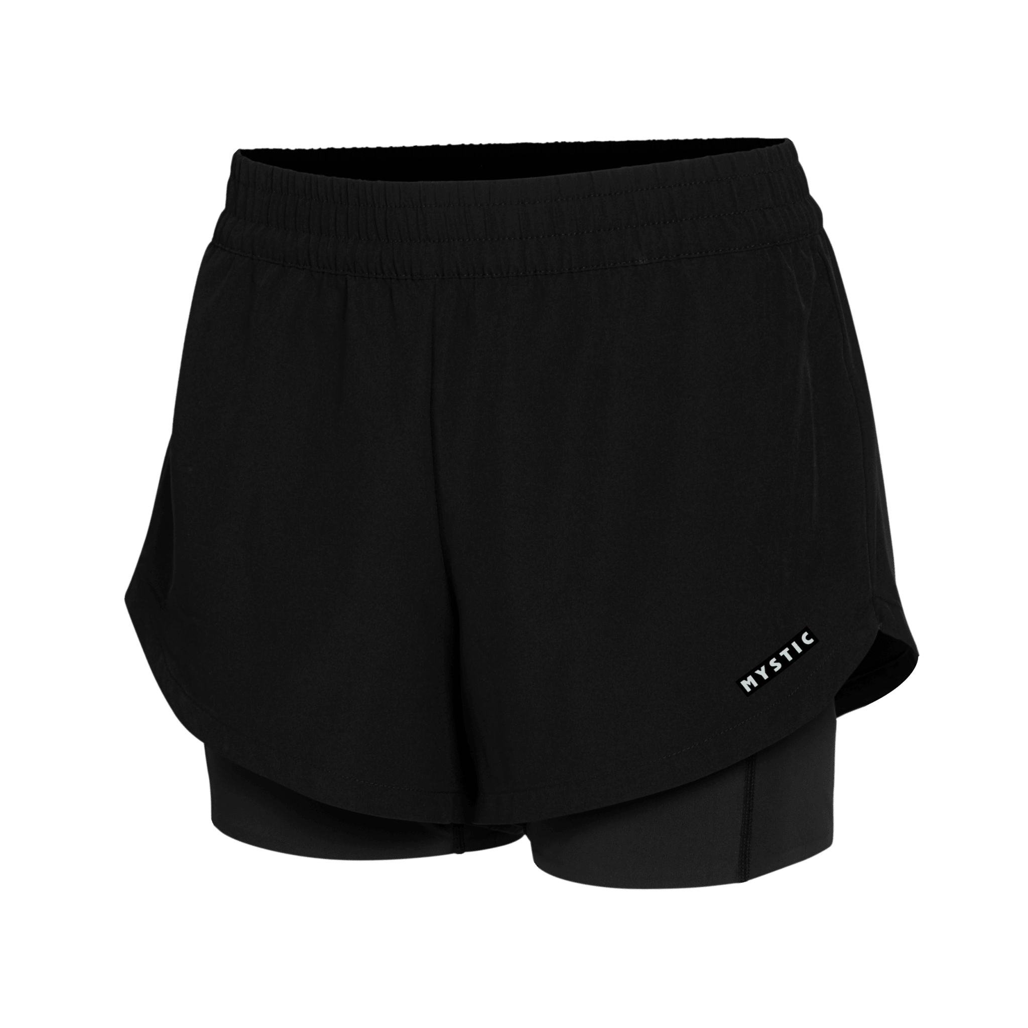 Mystic - Ida Lined Sport Shorts Women - Black - 2026 - The Kitesurf Centre