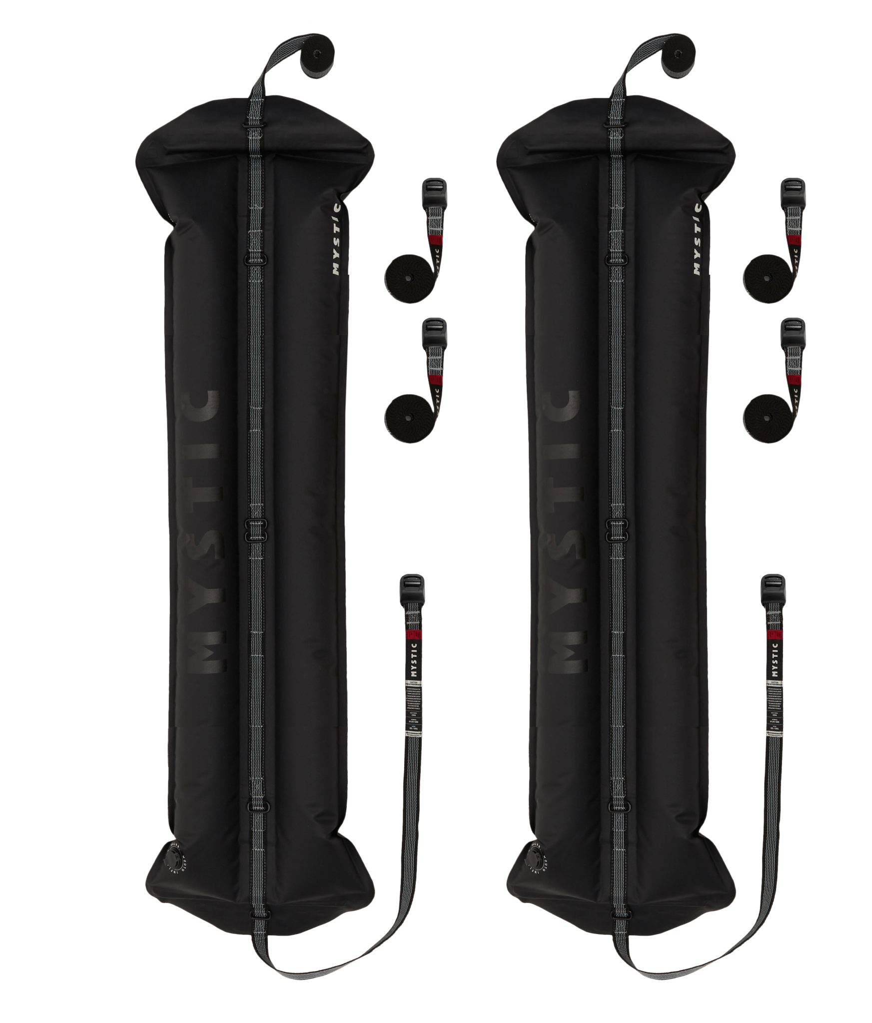 Mystic - Inflatable Roofrack System Double - Black - 2026 - The Kitesurf Centre