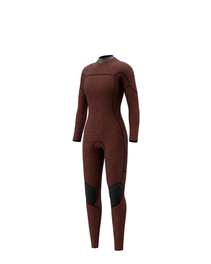 Mystic - Jayde Fullsuit 4/3mm Double Fzip Women - Black - 2026 - The Kitesurf Centre