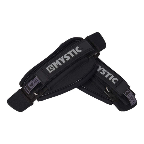 Mystic - Kite Footstrap Asymmetrical - Black - 2026 - The Kitesurf Centre