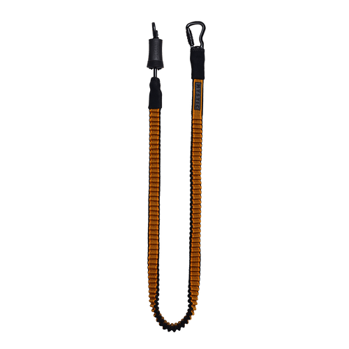 Mystic - Kite HP Leash Long - Black / Orange - 2026 - The Kitesurf Centre
