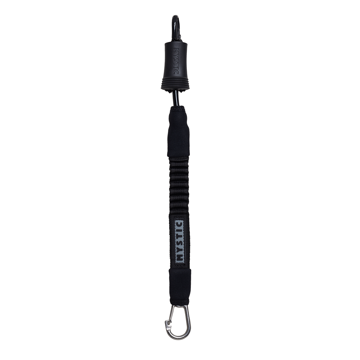 Mystic Kite Safety Leash Short - Black / Grey - 2026