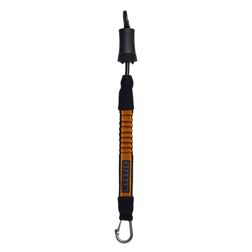 Mystic - Kite Safety Leash Short - Black / Orange - 2026 - The Kitesurf Centre