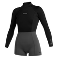 Mystic - Lunar Longarm Shorty 2/2mm Bzip Women - Black - 2026 - The Kitesurf Centre
