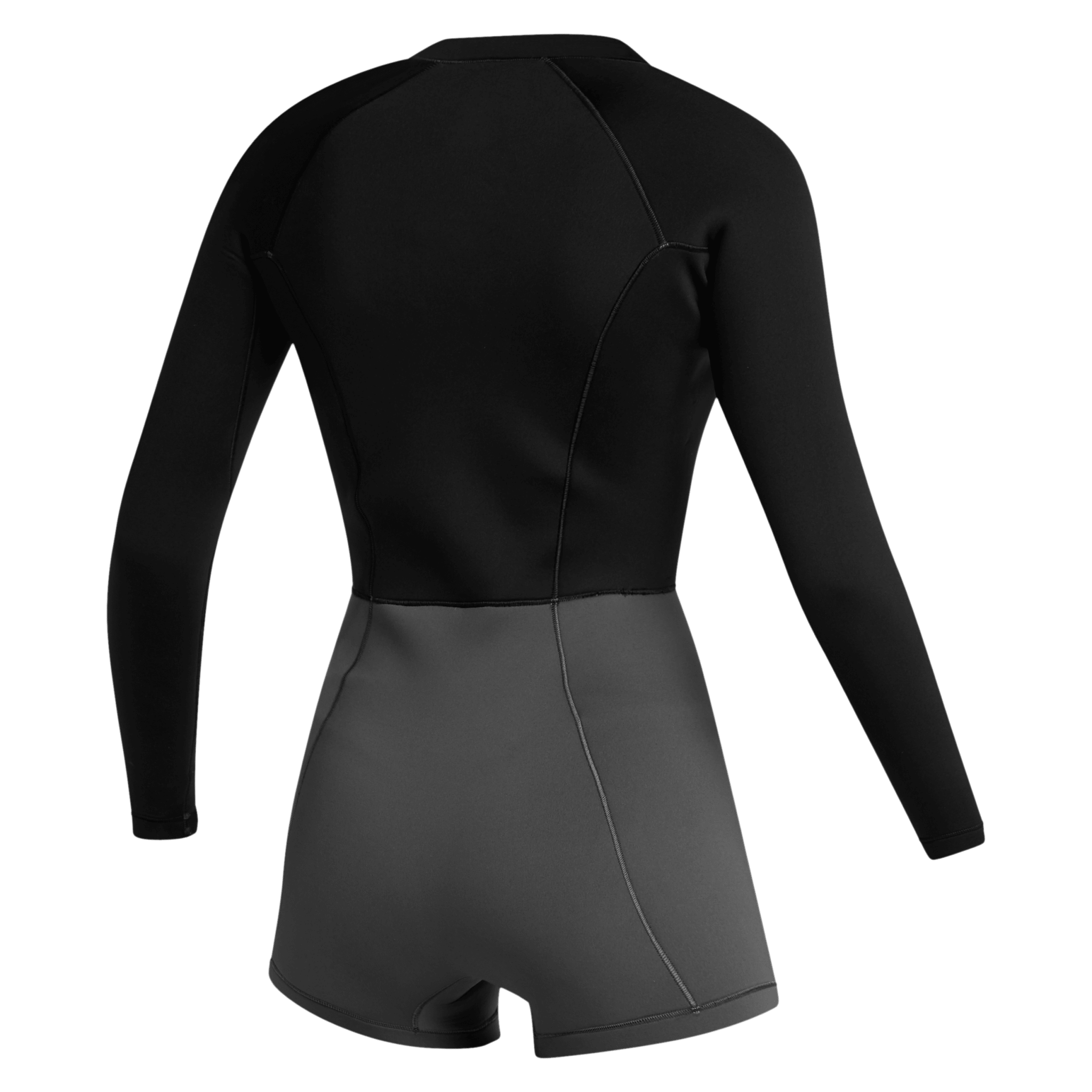 Mystic Lunar Longarm Shorty 2/2mm Fzip Women - Black - 2026