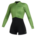 Mystic - Lunar Longarm Shorty 2/2mm Fzip Women - Soft Green - 2026 - The Kitesurf Centre