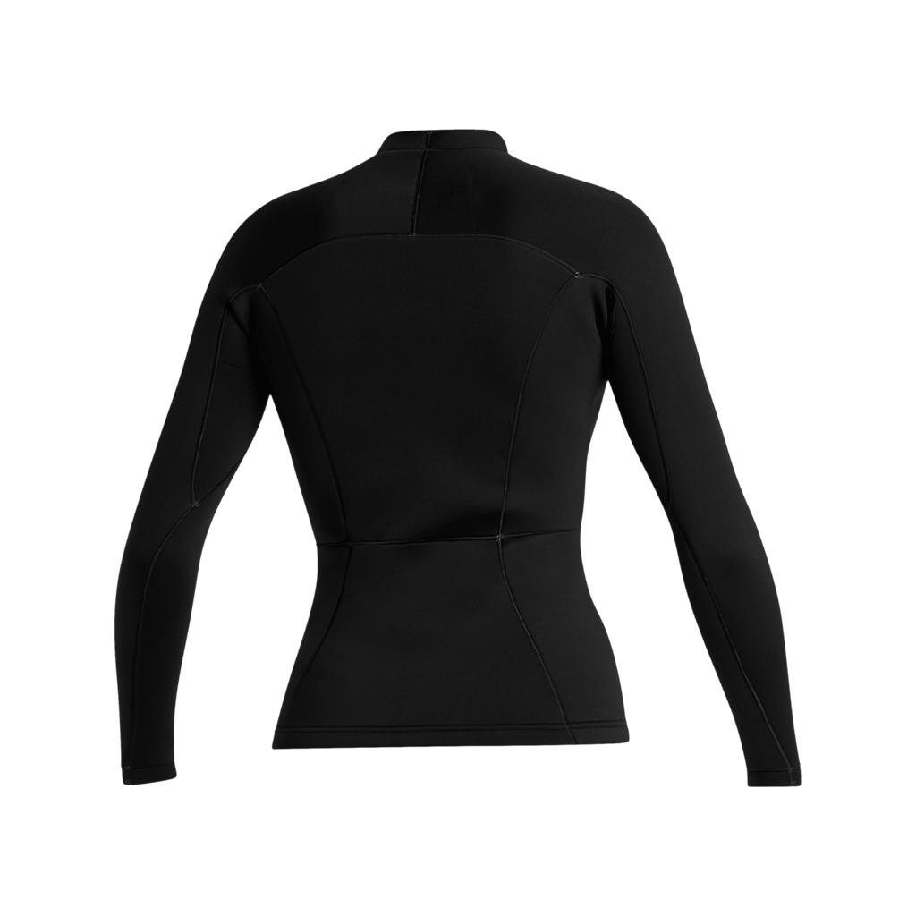 Mystic - Lunar L/S Top Neoprene 2mm Women - Black - 2026 - The Kitesurf Centre