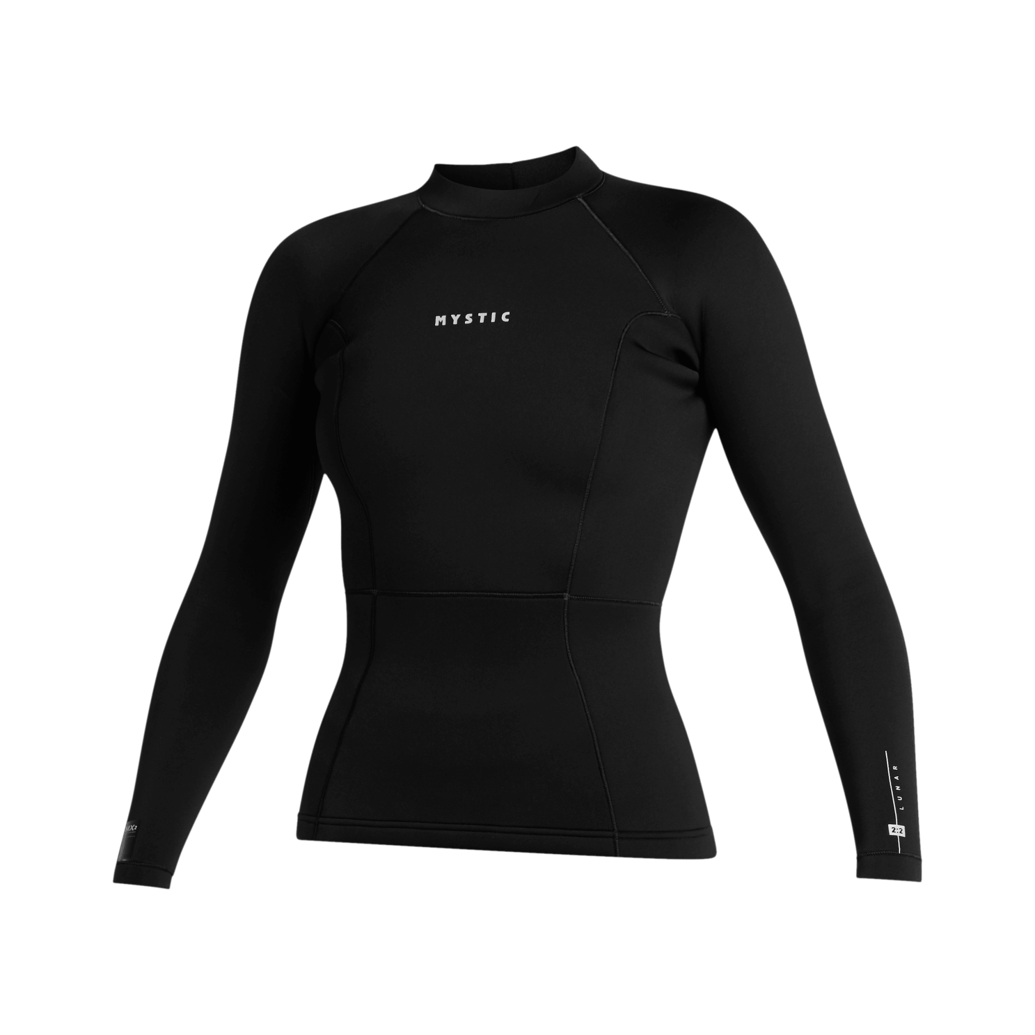 Mystic - Lunar L/S Top Neoprene 2mm Women - Black - 2026 - The Kitesurf Centre