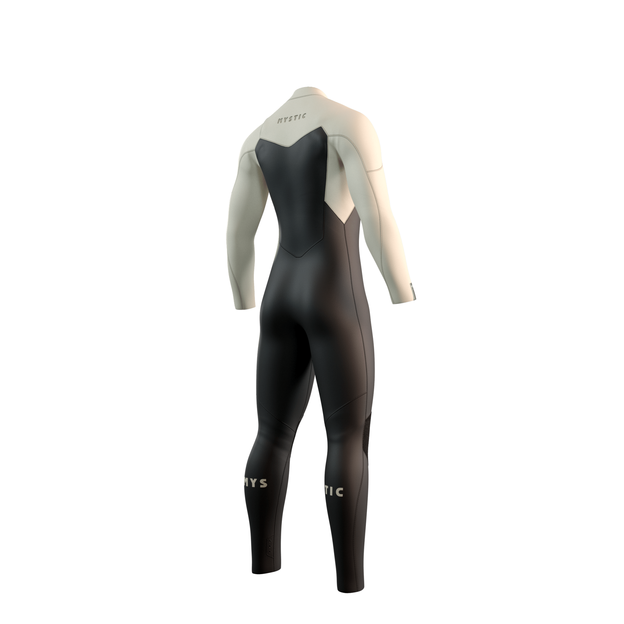 Mystic - Motion Fullsuit 3/2mm Fzip - Black Sand - 2026 - The Kitesurf Centre