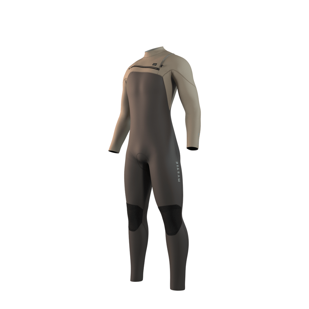 Mystic - Motion Fullsuit 4/3mm FrontZip - Truffle - 2026 - The Kitesurf Centre