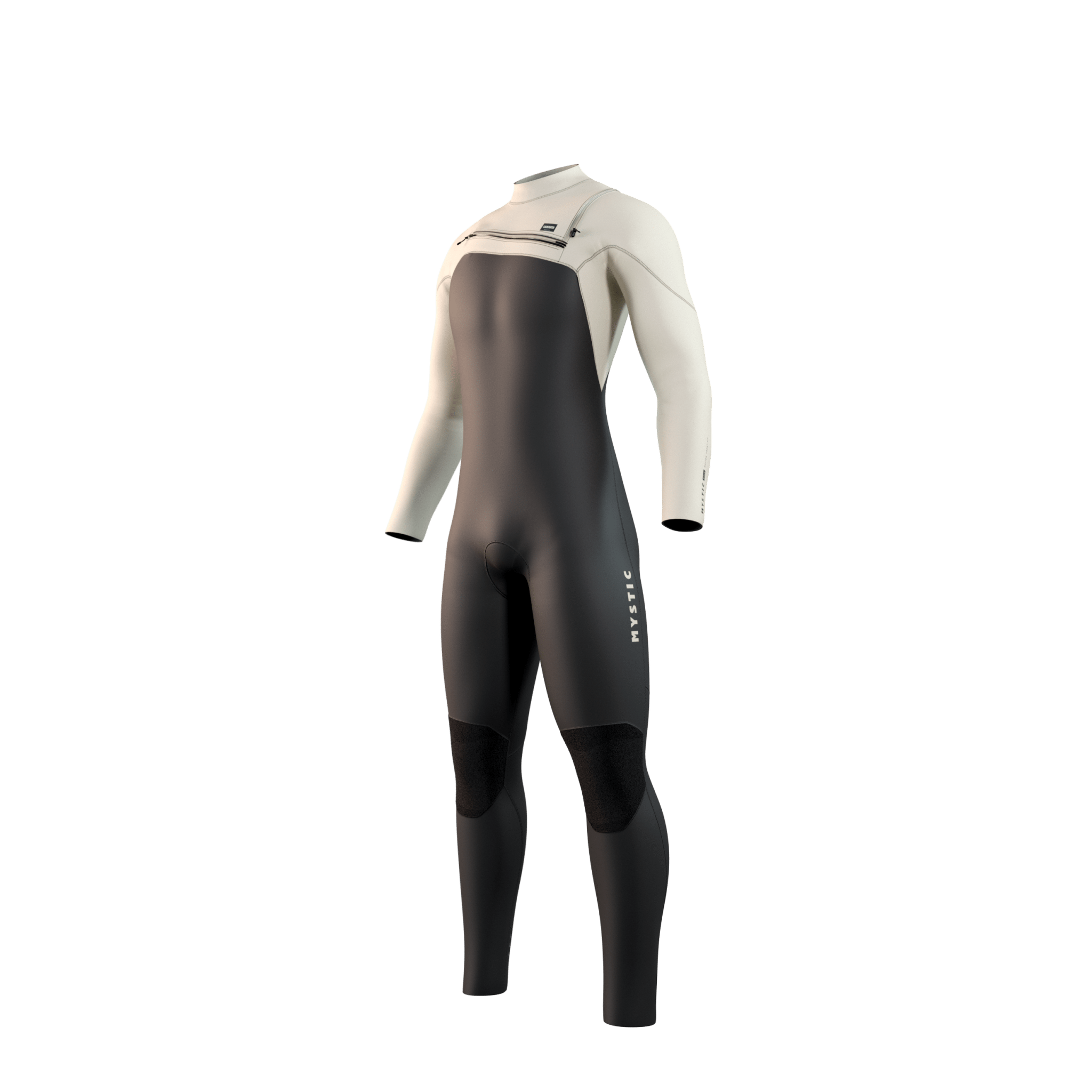 Mystic - Motion Fullsuit 5/3mm Fzip - Black Sand - 2026 - The Kitesurf Centre