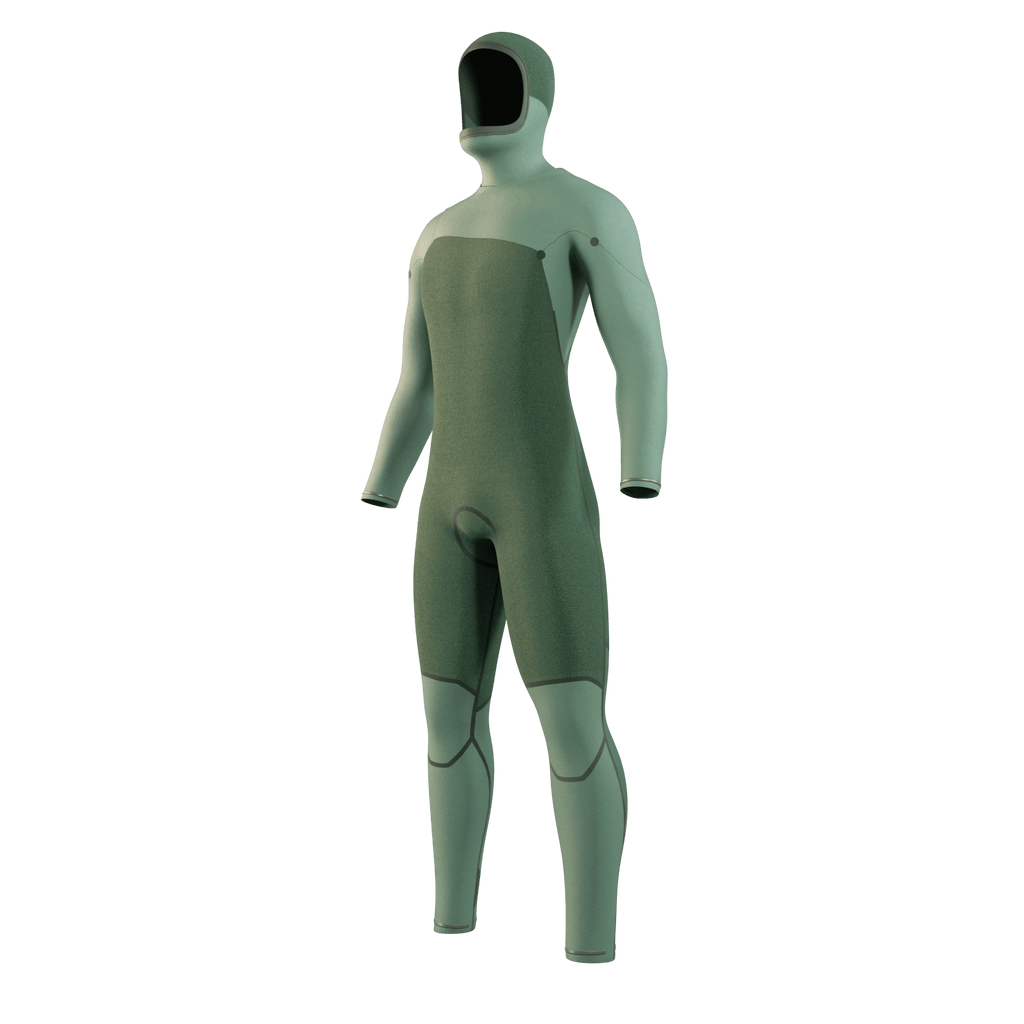 Mystic - Motion Hooded Fullsuit 5/3mm FrontZip - Black - 2026 - The Kitesurf Centre