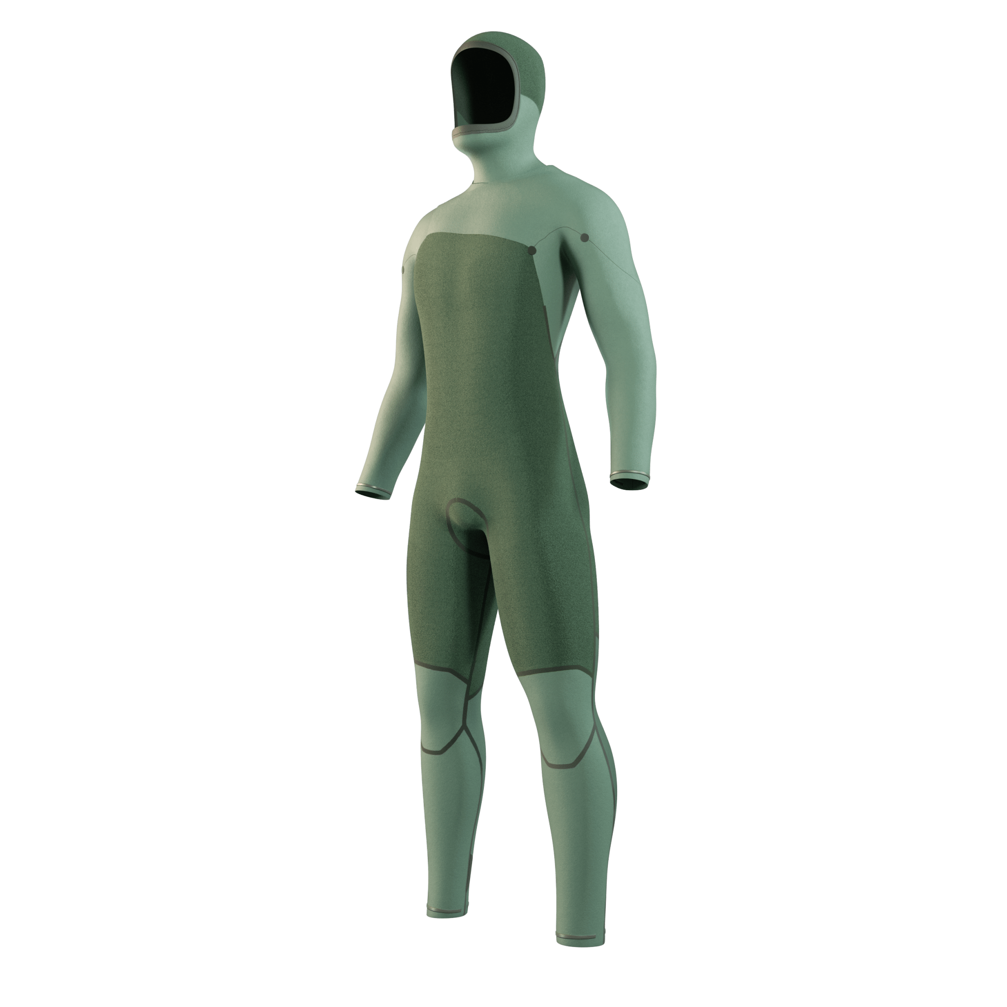 Mystic - Motion Hooded Fullsuit 5/3mm FrontZip - Black - 2026 - The Kitesurf Centre