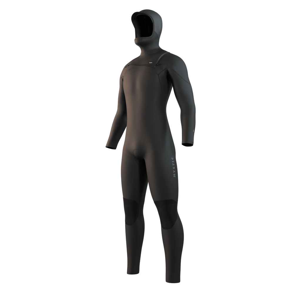 Mystic - Motion Hooded Fullsuit 5/3mm FrontZip - Black - 2026 - The Kitesurf Centre