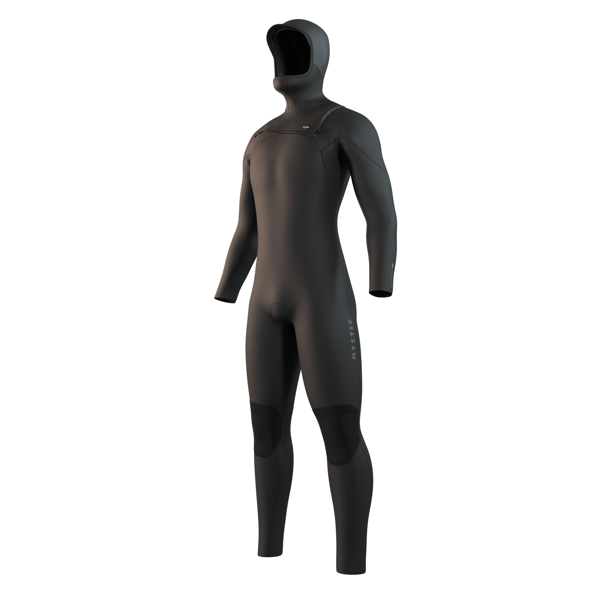 Mystic - Motion Hooded Fullsuit 5/3mm FrontZip - Black - 2026 - The Kitesurf Centre