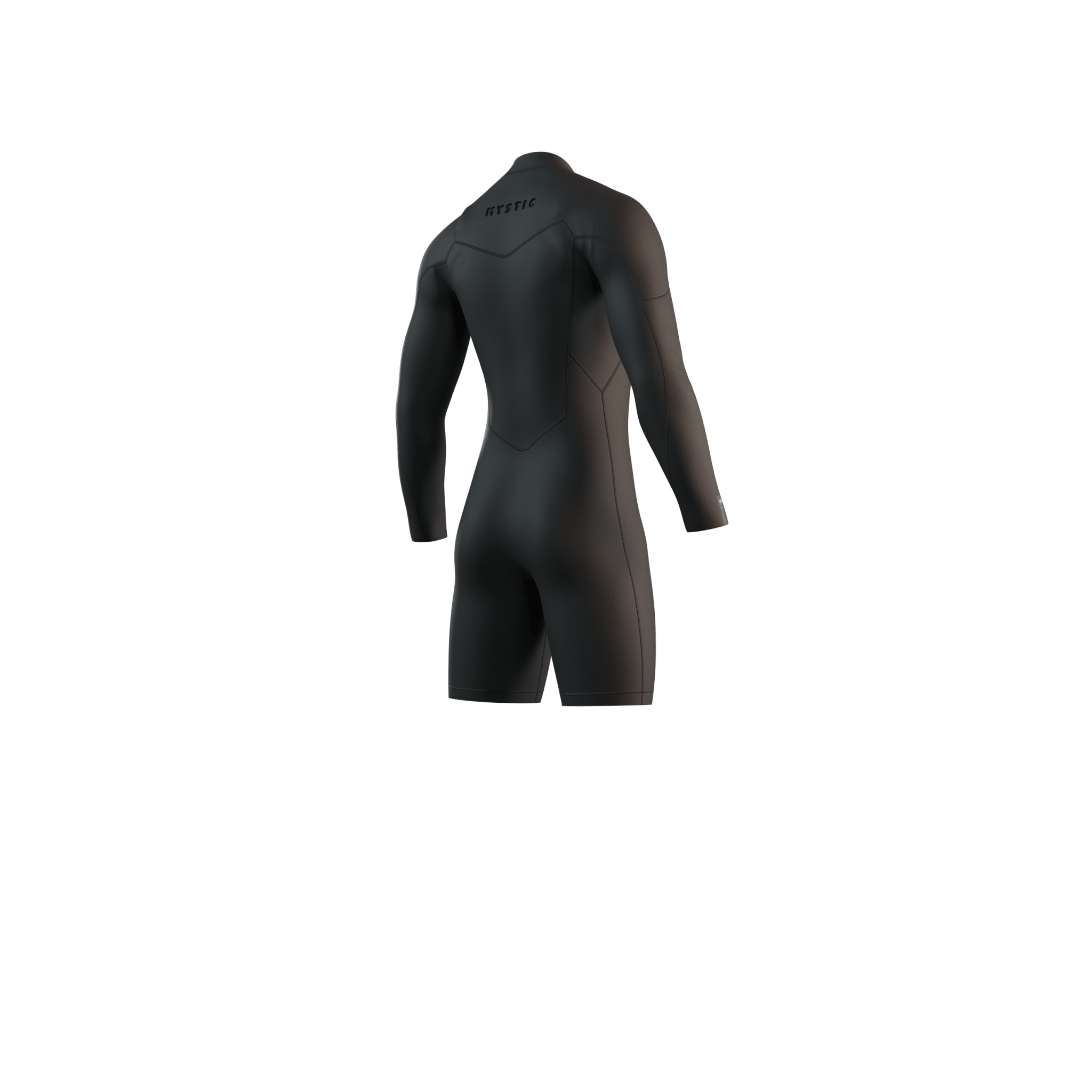 Mystic - Motion Longarm Shorty 3/2mm Fzip - Black - 2026 - The Kitesurf Centre