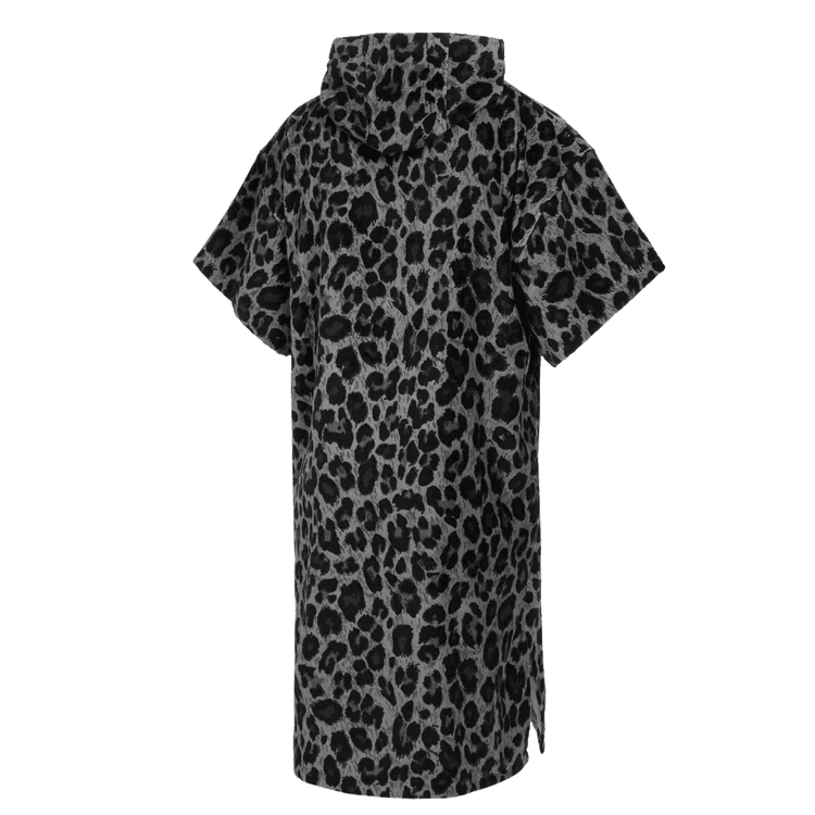 Mystic - Mystic Velour Poncho AOP Leopard - The Kitesurf Centre
