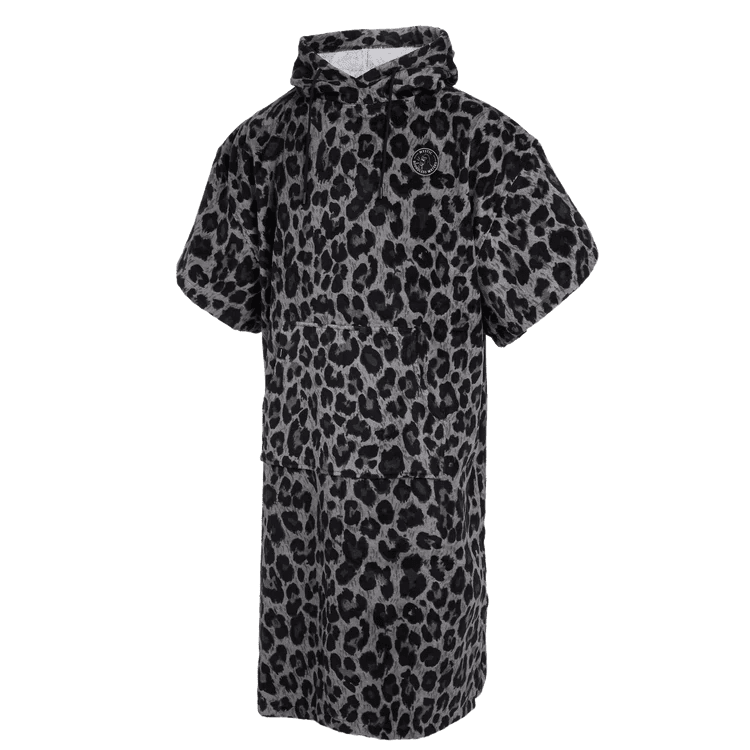 Mystic - Mystic Velour Poncho AOP Leopard - The Kitesurf Centre