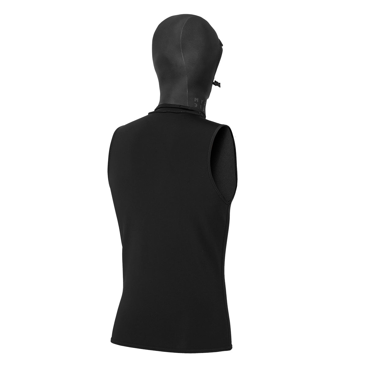 Mystic Neoprene Top w/Hood 3/2mm - Black - 2026