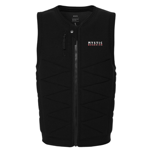 Mystic - Outlaw Impact Vest Fzip Wake - Black - 2026 - The Kitesurf Centre