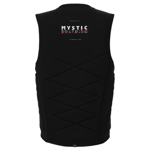Mystic - Outlaw Impact Vest Fzip Wake - Black - 2026 - The Kitesurf Centre