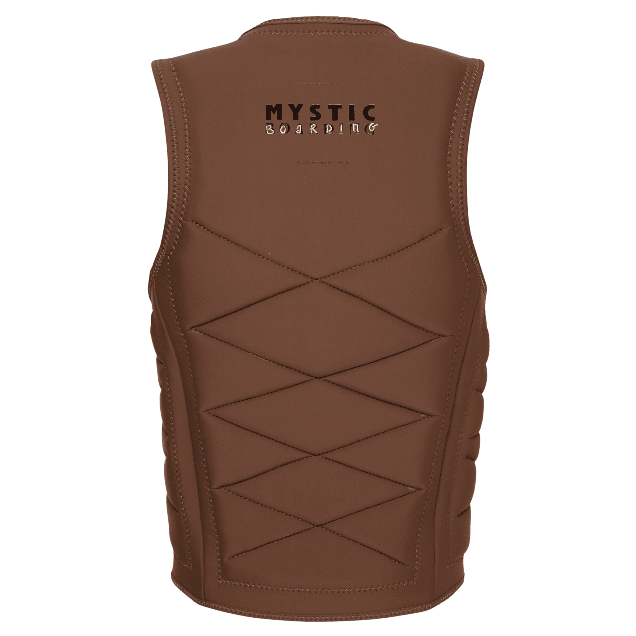 Mystic - Outlaw Impact Vest Fzip Wake - Brown - 2026 - The Kitesurf Centre
