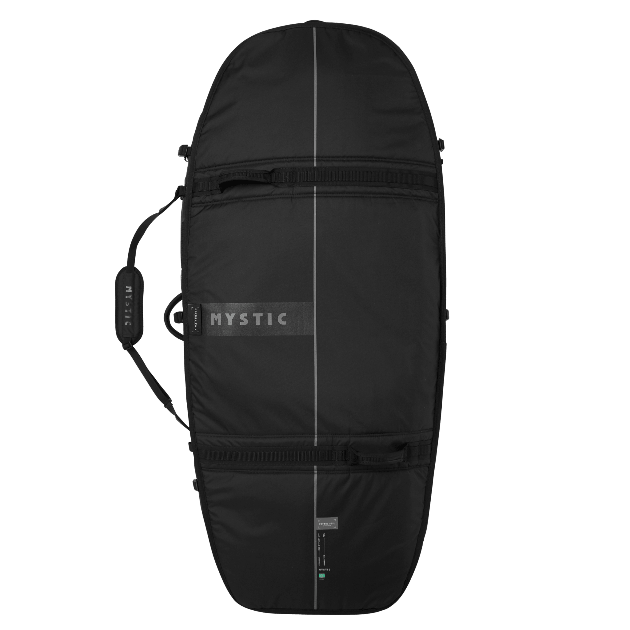 Mystic - Patrol Boardbag Foil - Black - 2026 - The Kitesurf Centre
