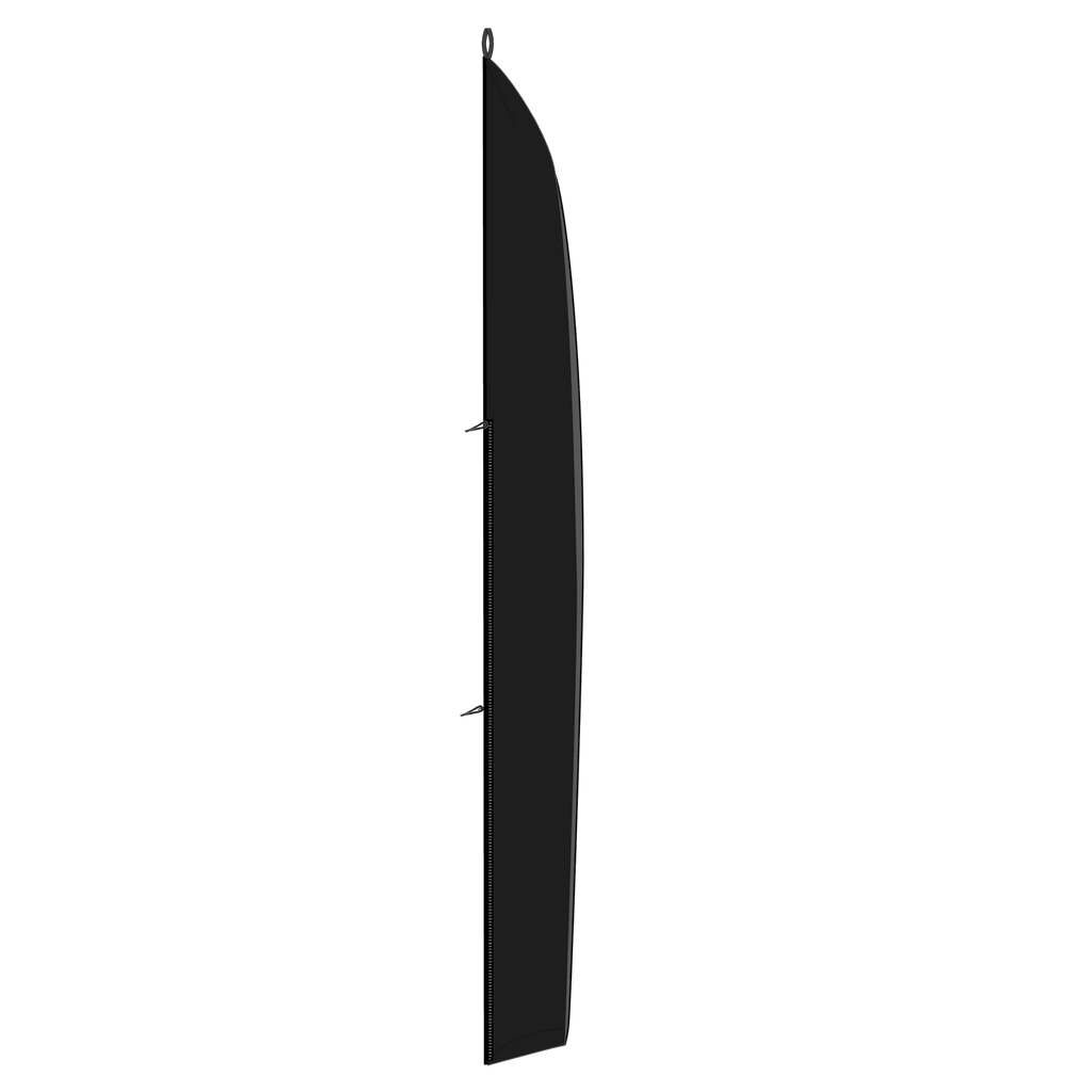 Mystic - Patrol Day Cover Downwind Foilboard - 208 x 47cm - Black - 2026 - The Kitesurf Centre
