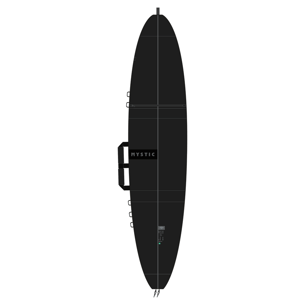Mystic - Patrol Day Cover Downwind Foilboard - 208 x 47cm - Black - 2026 - The Kitesurf Centre