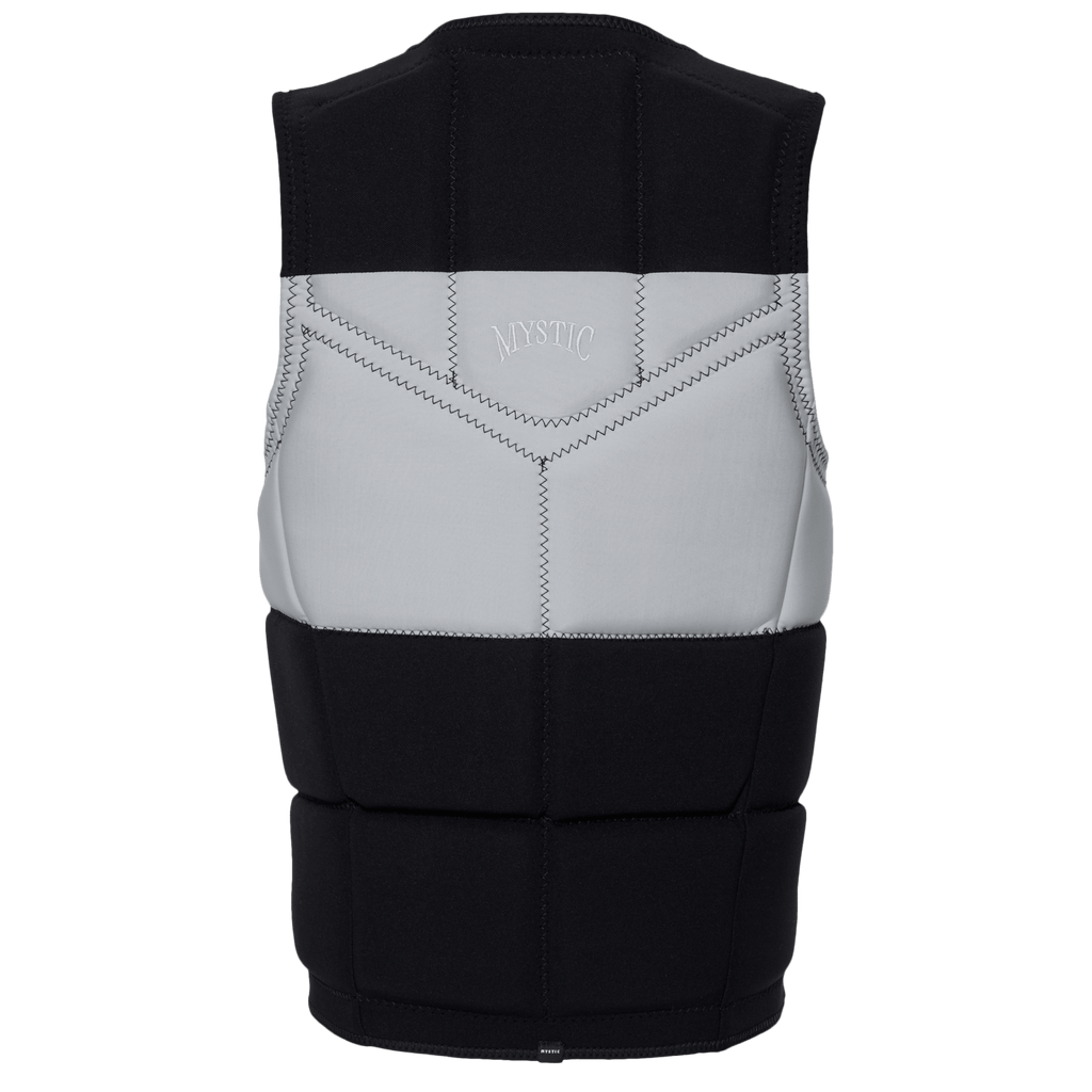 Mystic - Peacock Impact Vest Fzip Wake - Black / White - 2026 - The Kitesurf Centre