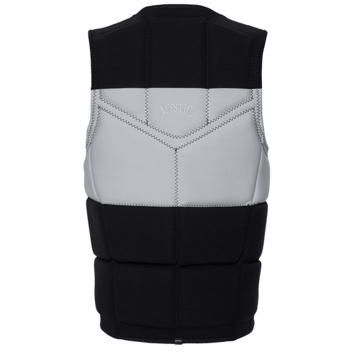 Mystic - Peacock Impact Vest Fzip Wake - Black / White - 2026 - The Kitesurf Centre